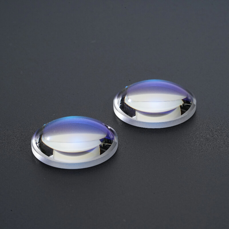 High Precision UV Fused Silica Plano-Convex Lens